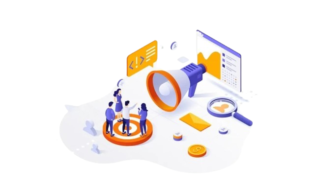 Conceptual illustration of digital marketing strategy driving brand revenue growth