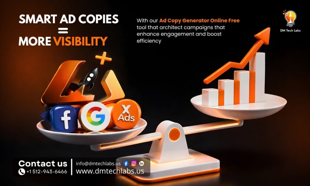 Ad copy tool free tool by DM tech labs