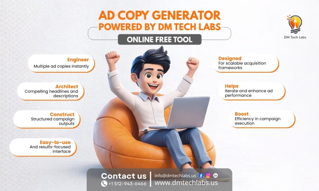 Try DM Tech Labs free ad copy tool